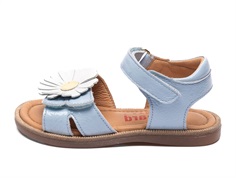 Bisgaard Roberta sandal light blue with flower  
